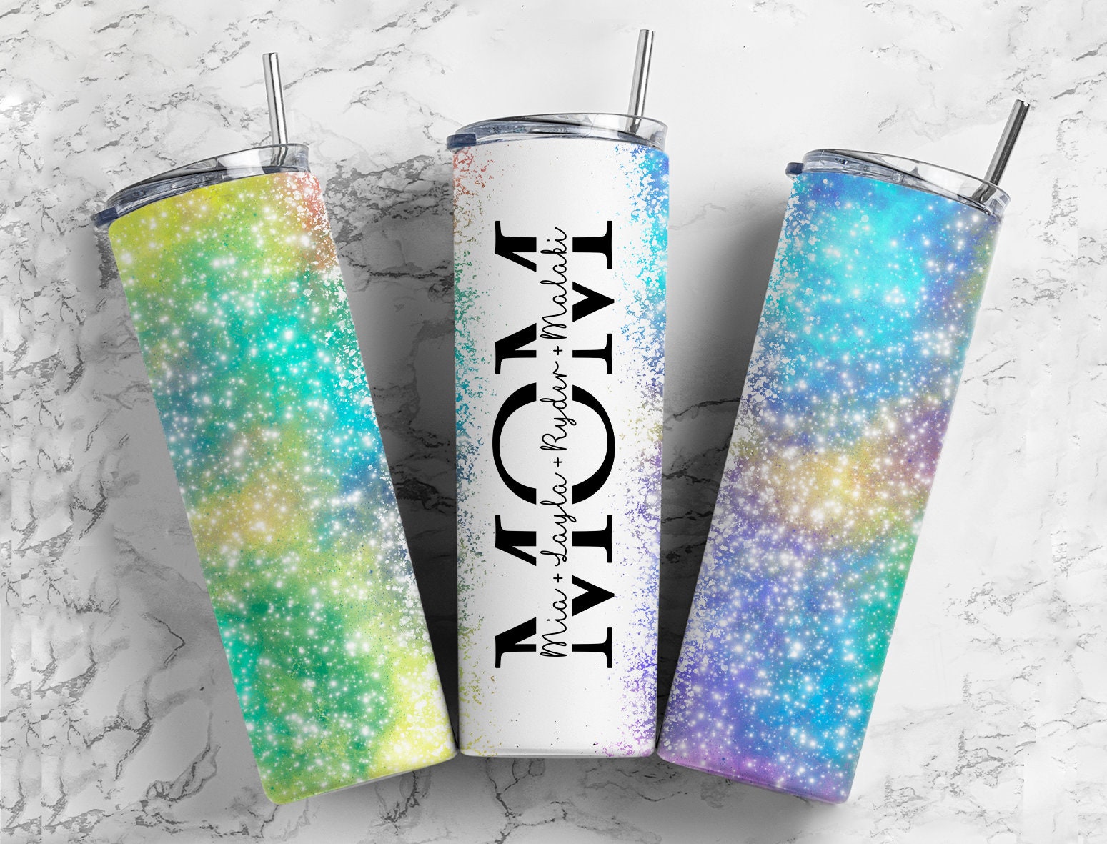 Mom 20oz Stainless Steel Tumbler Personalized