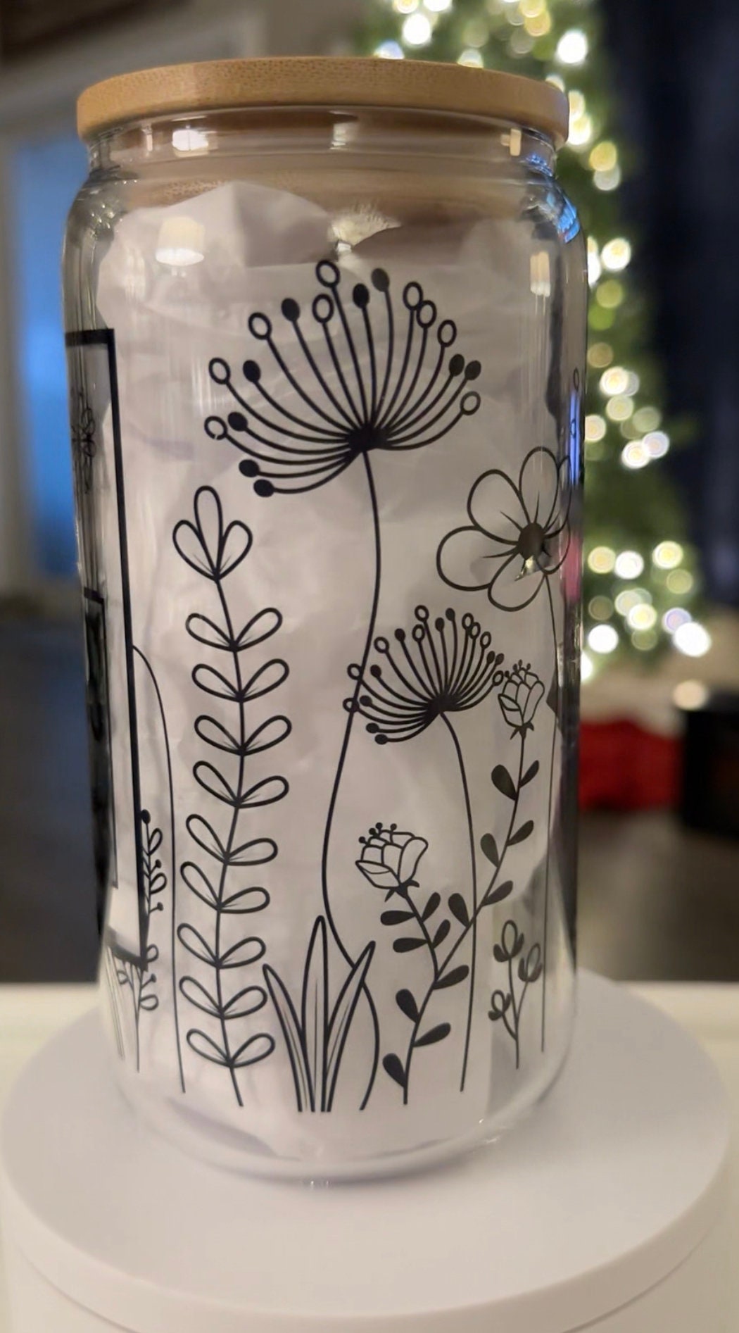 16oz Libbey Clear Glass Teachers Plant Seeds