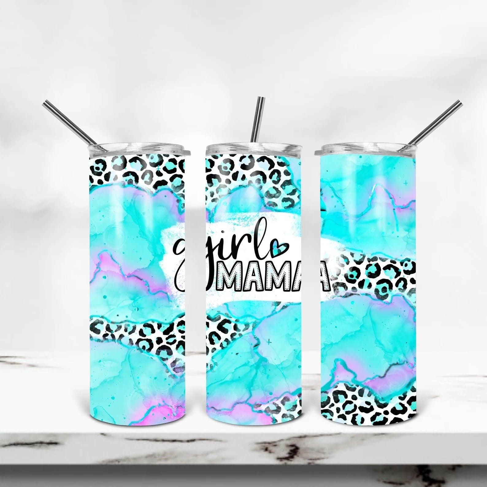 Girl Mama 20oz Stainless Steel Tumbler