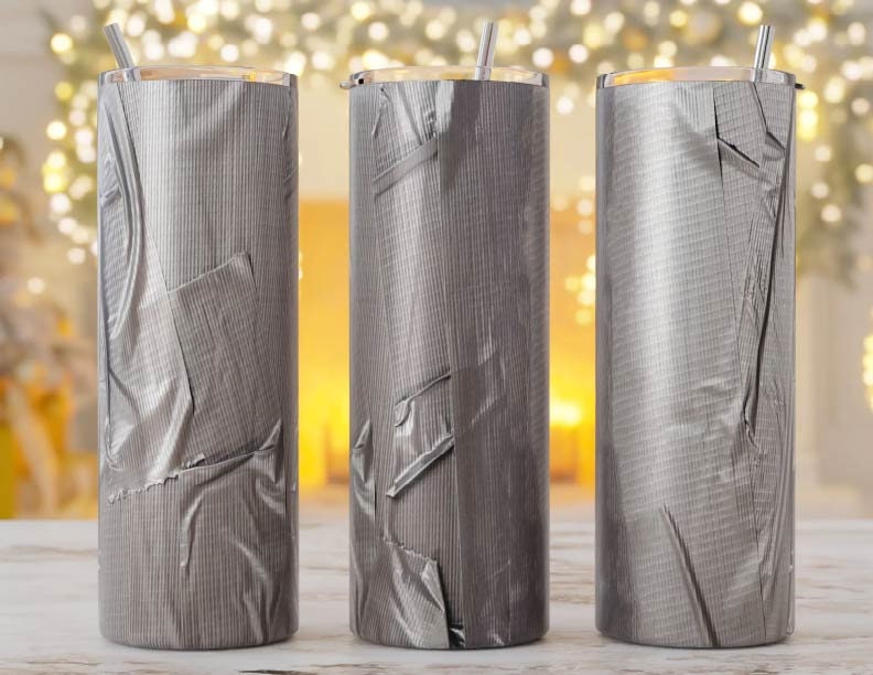 Duct Tape Stainless Steel Tumbler