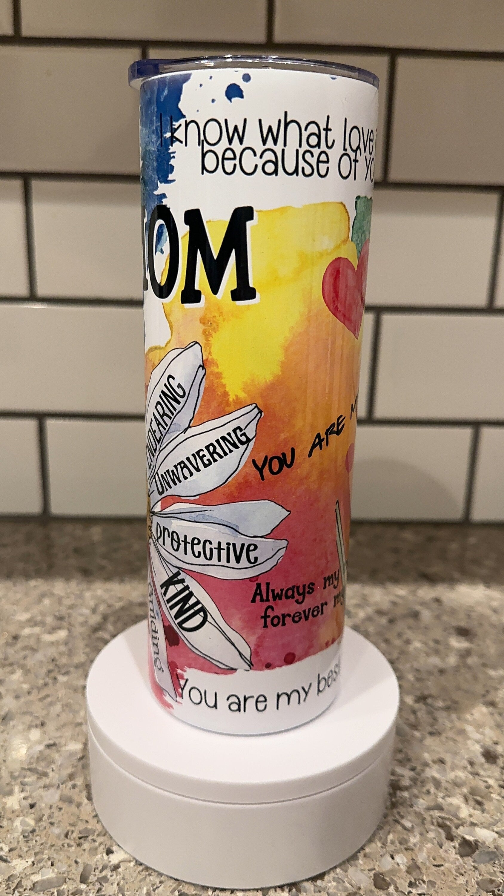 Mom best friend - 20oz Stainless Steel Tumbler