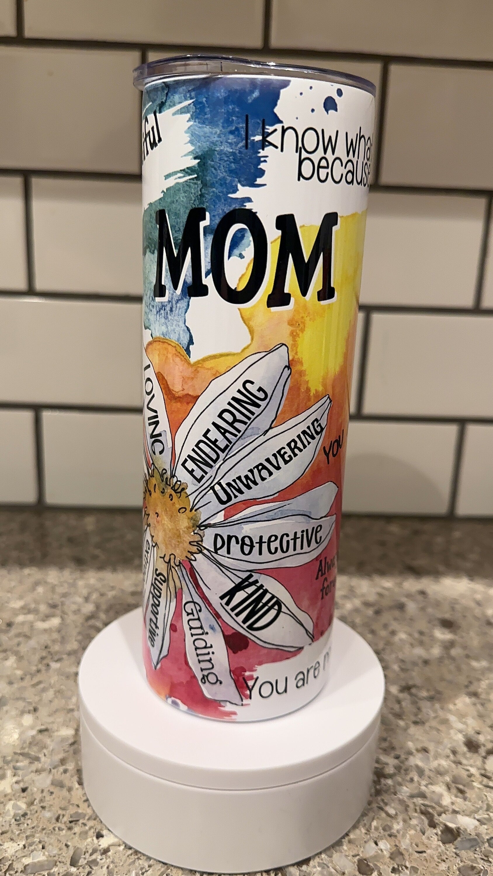 Mom best friend - 20oz Stainless Steel Tumbler