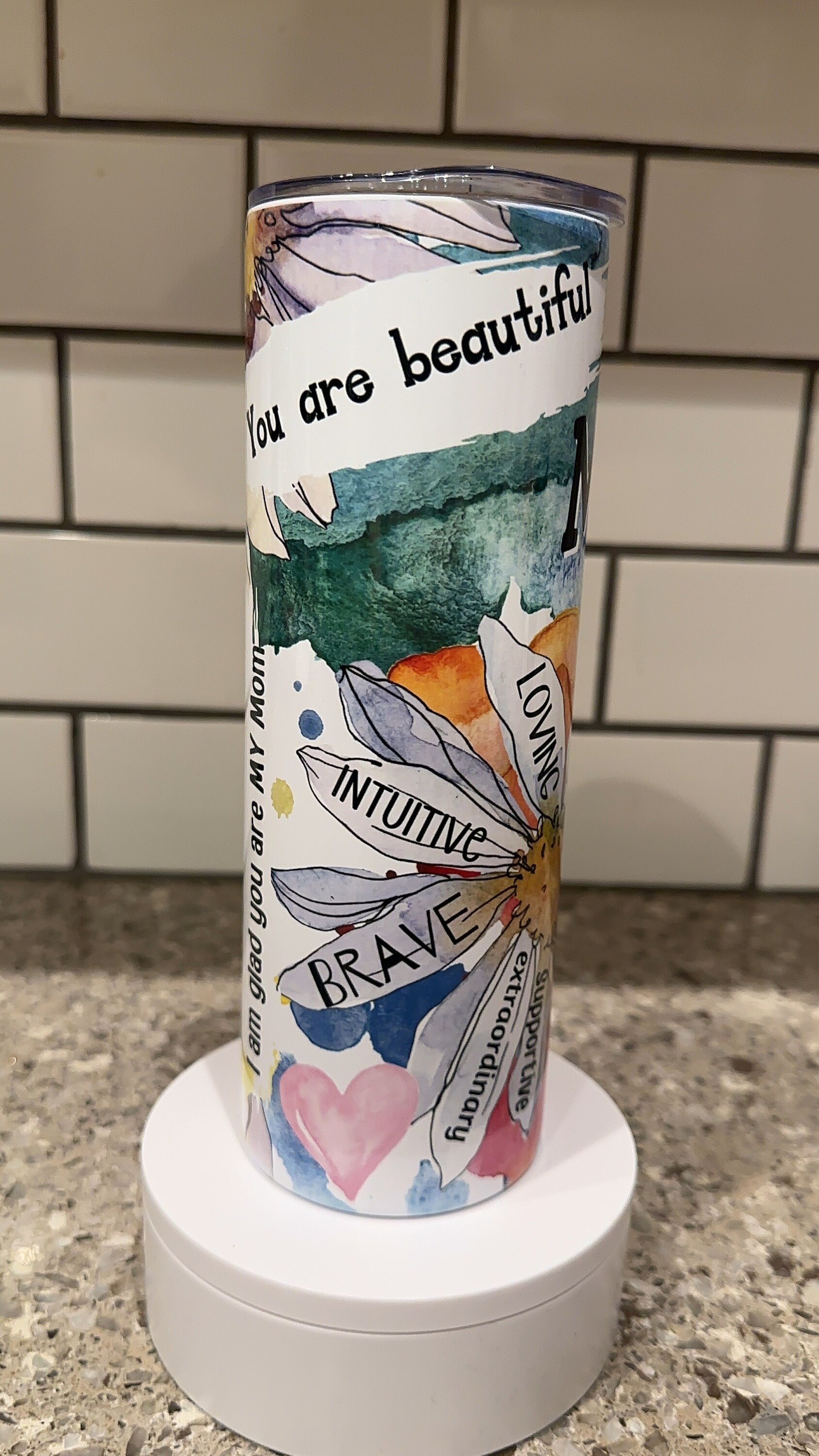 Mom best friend - 20oz Stainless Steel Tumbler