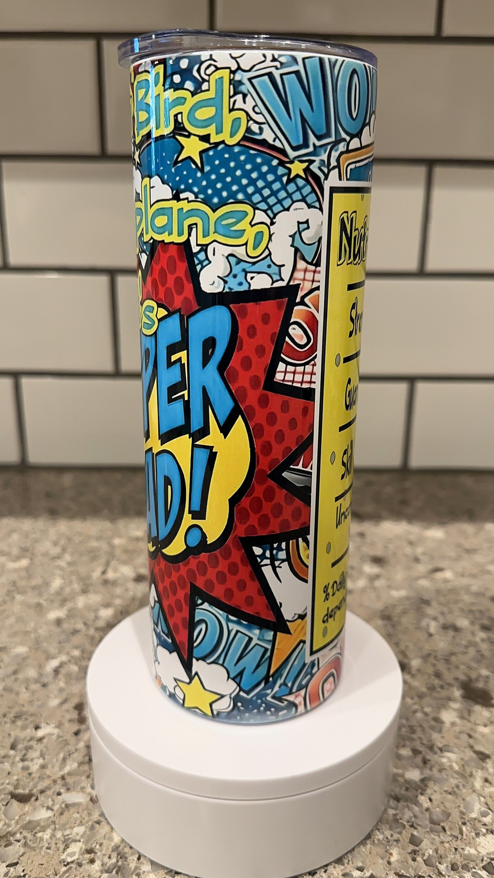 Super Dad Stainless Steel Tumbler or water Bottle