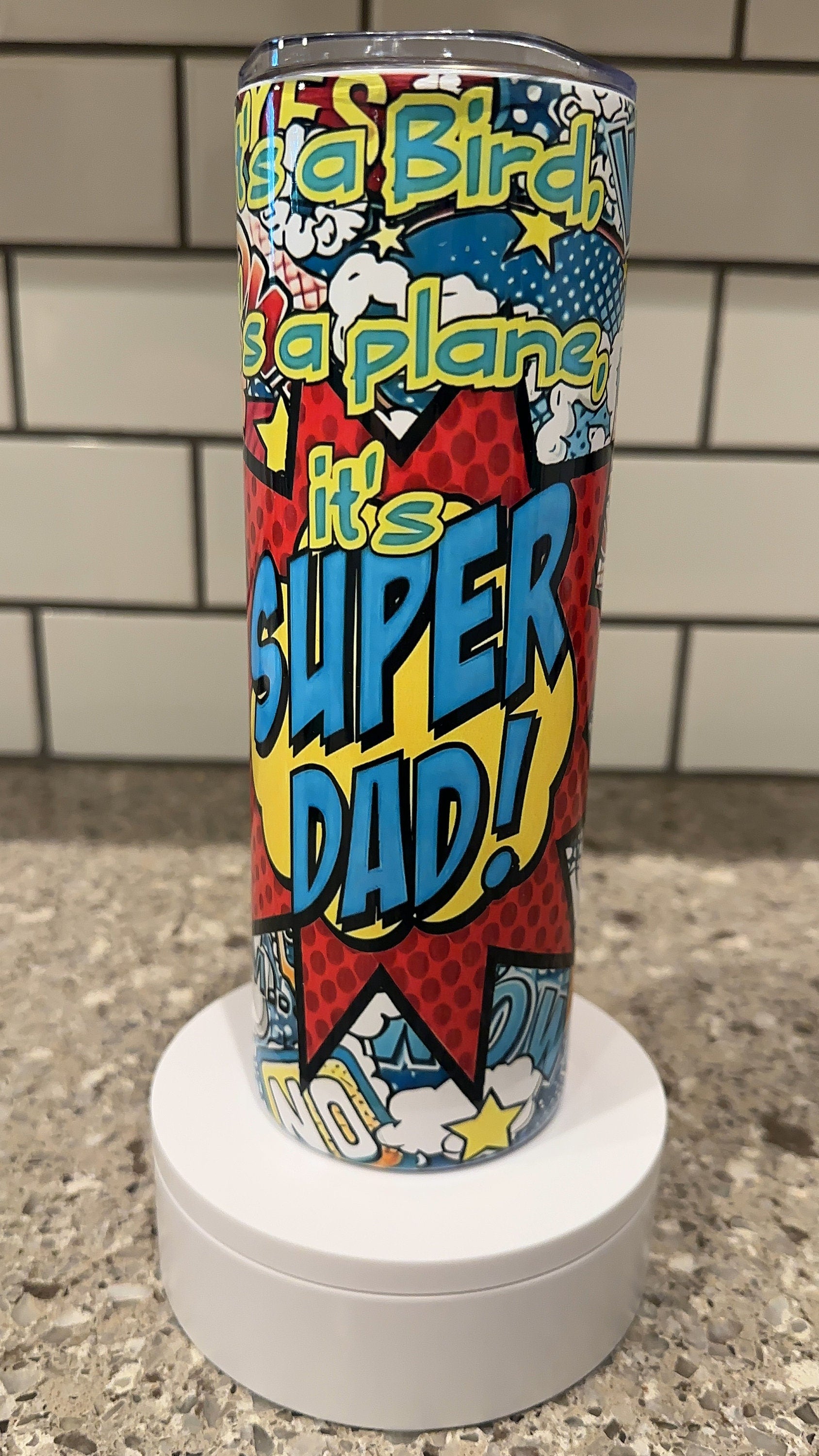Super Dad Stainless Steel Tumbler or water Bottle