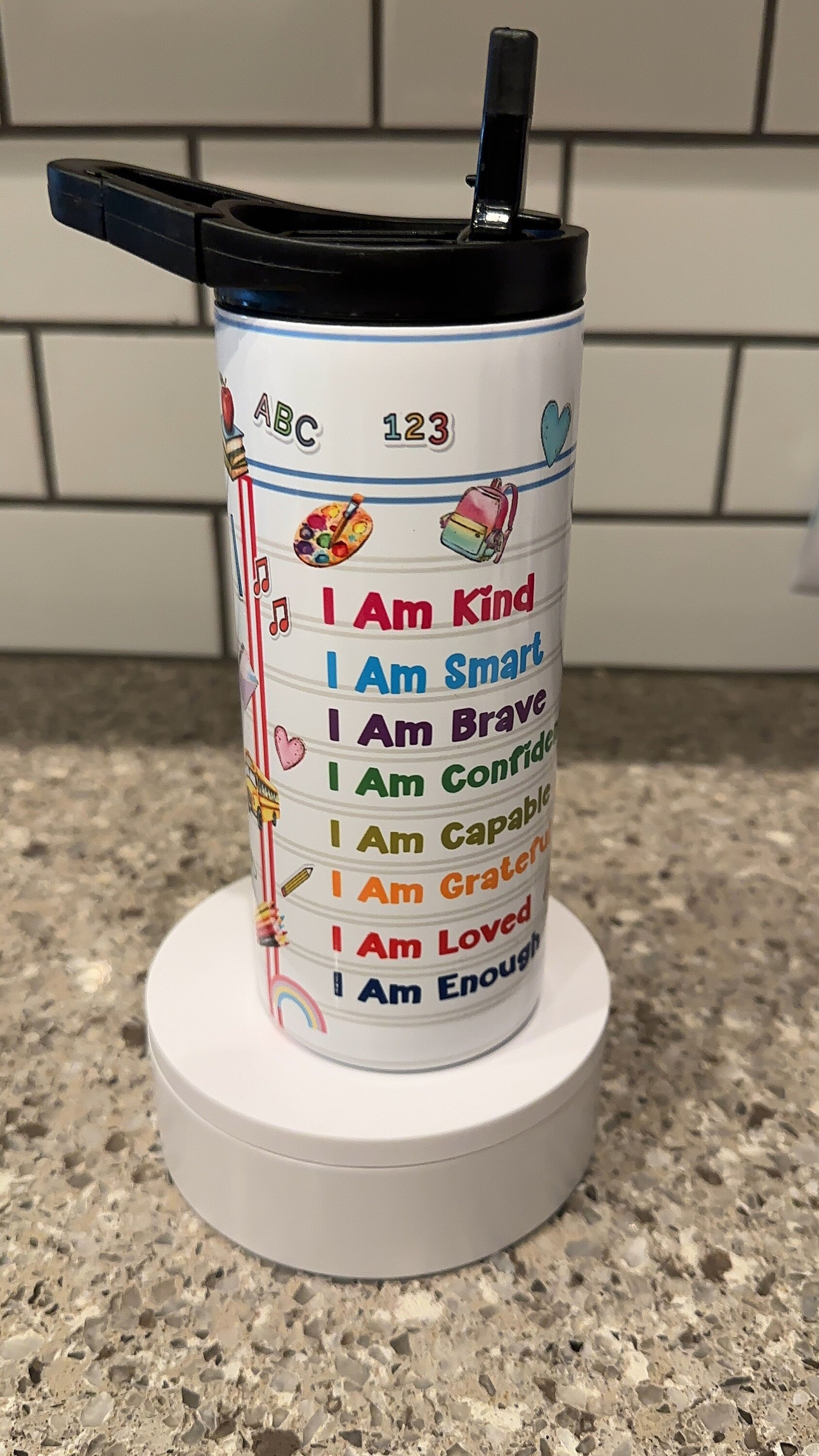 Cartoon Your Kid - I am kind, I am smart..... Tumbler
