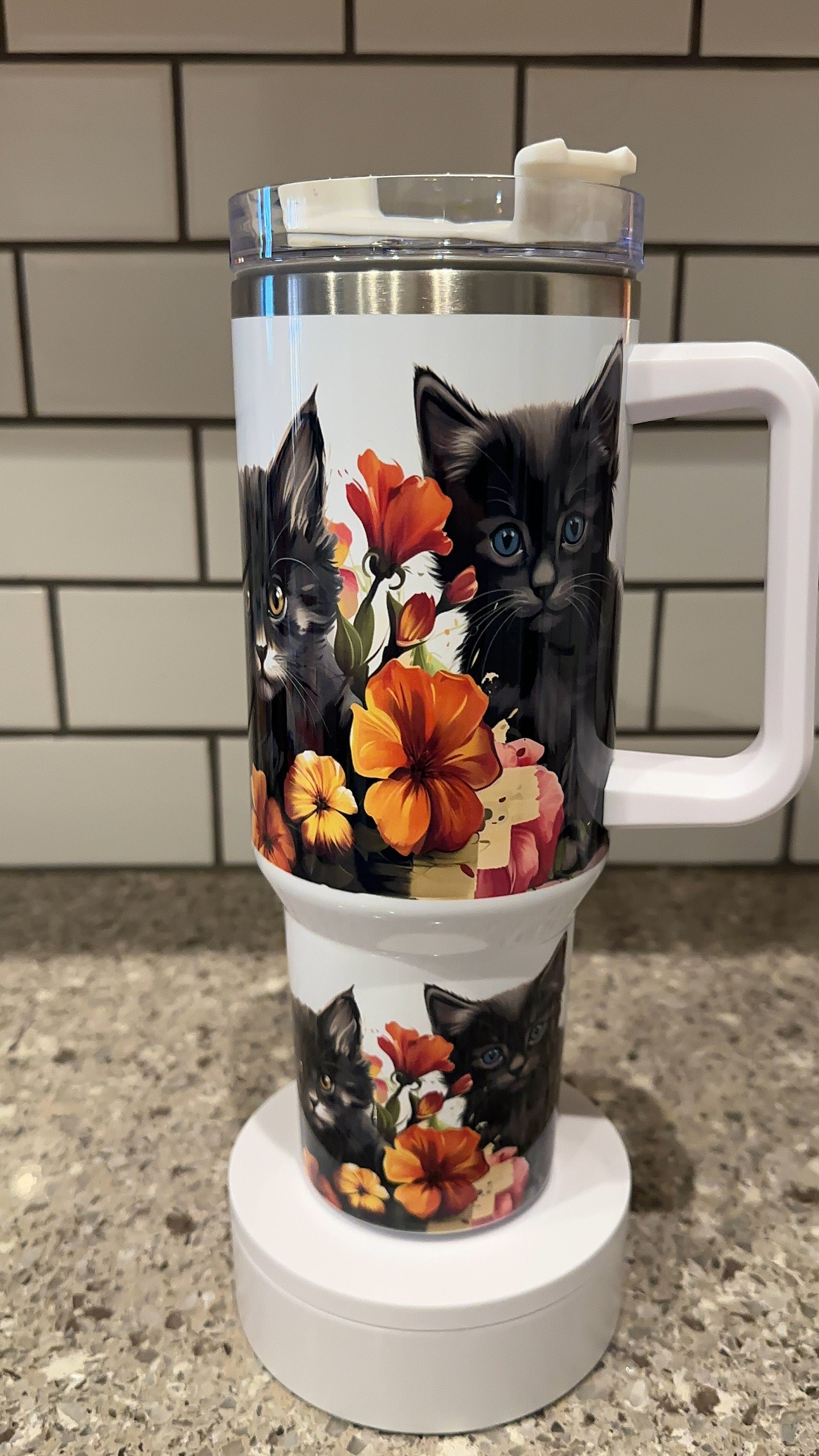 40oz I love Cats tumbler