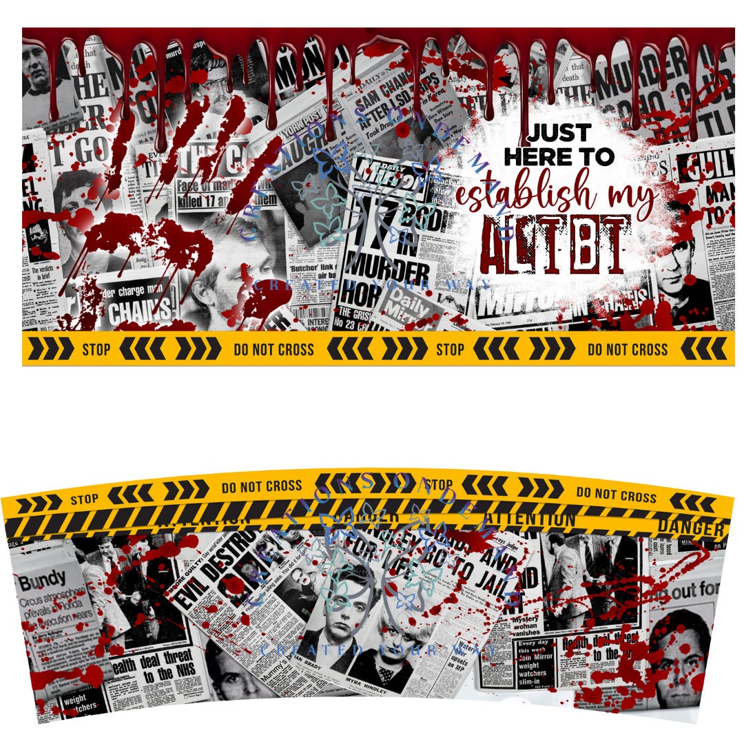 40oz True Crime Alibi Tumbler