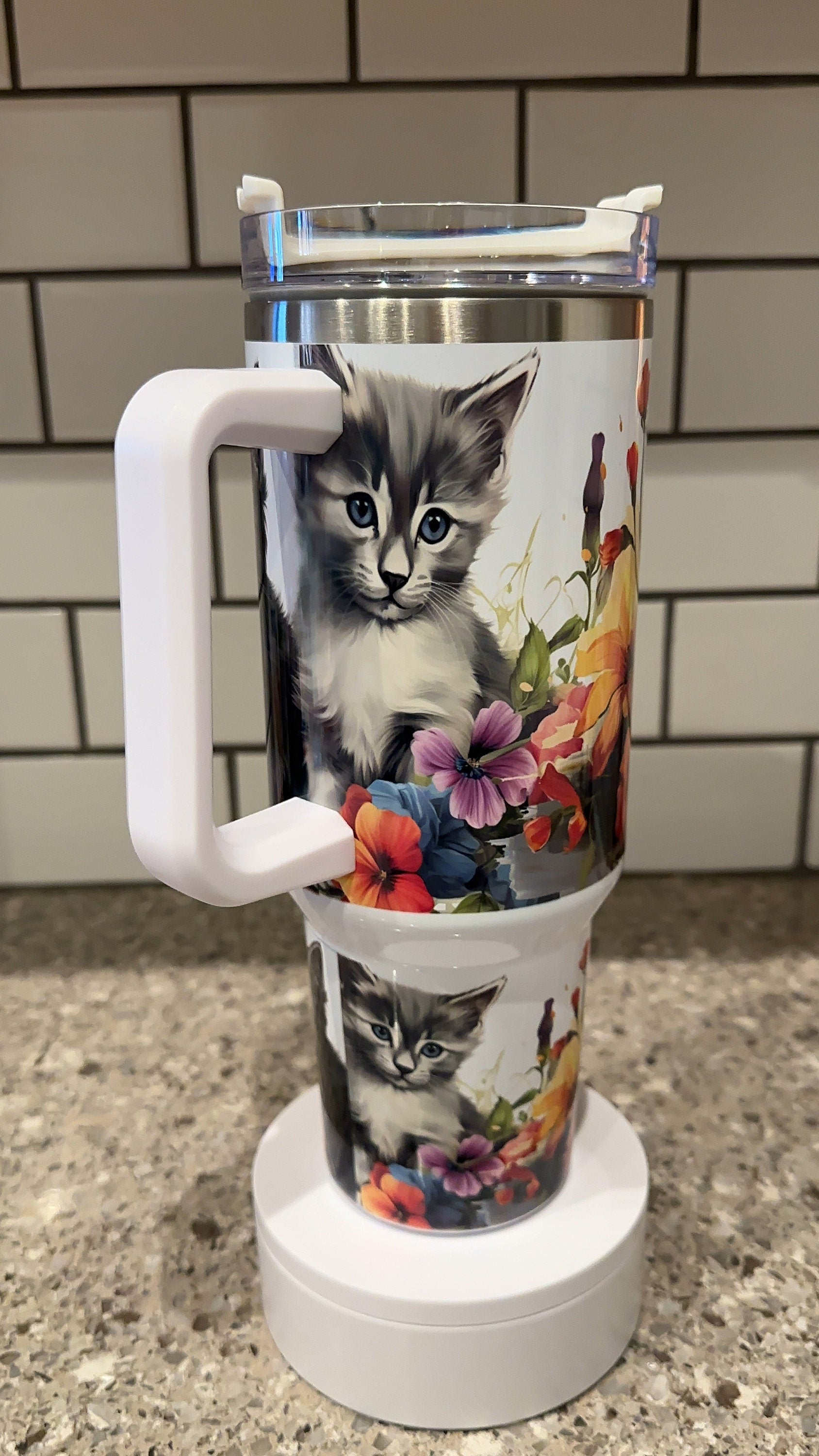 40oz I love Cats tumbler
