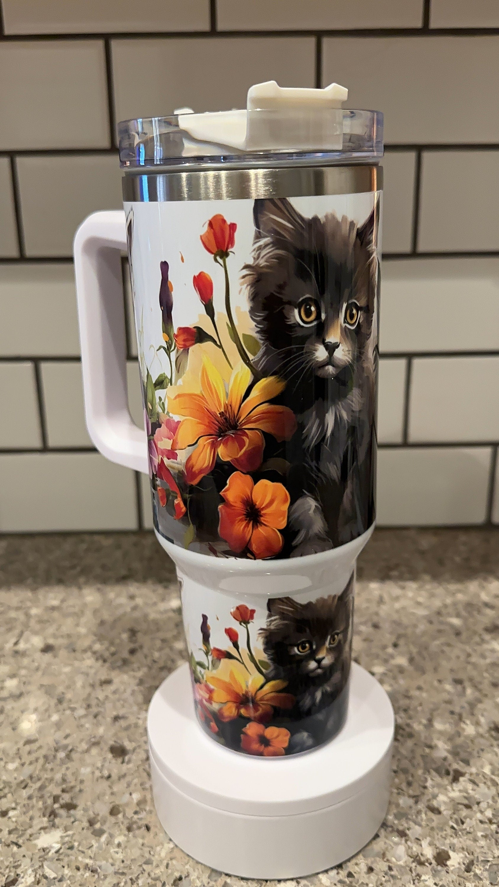 40oz I love Cats tumbler