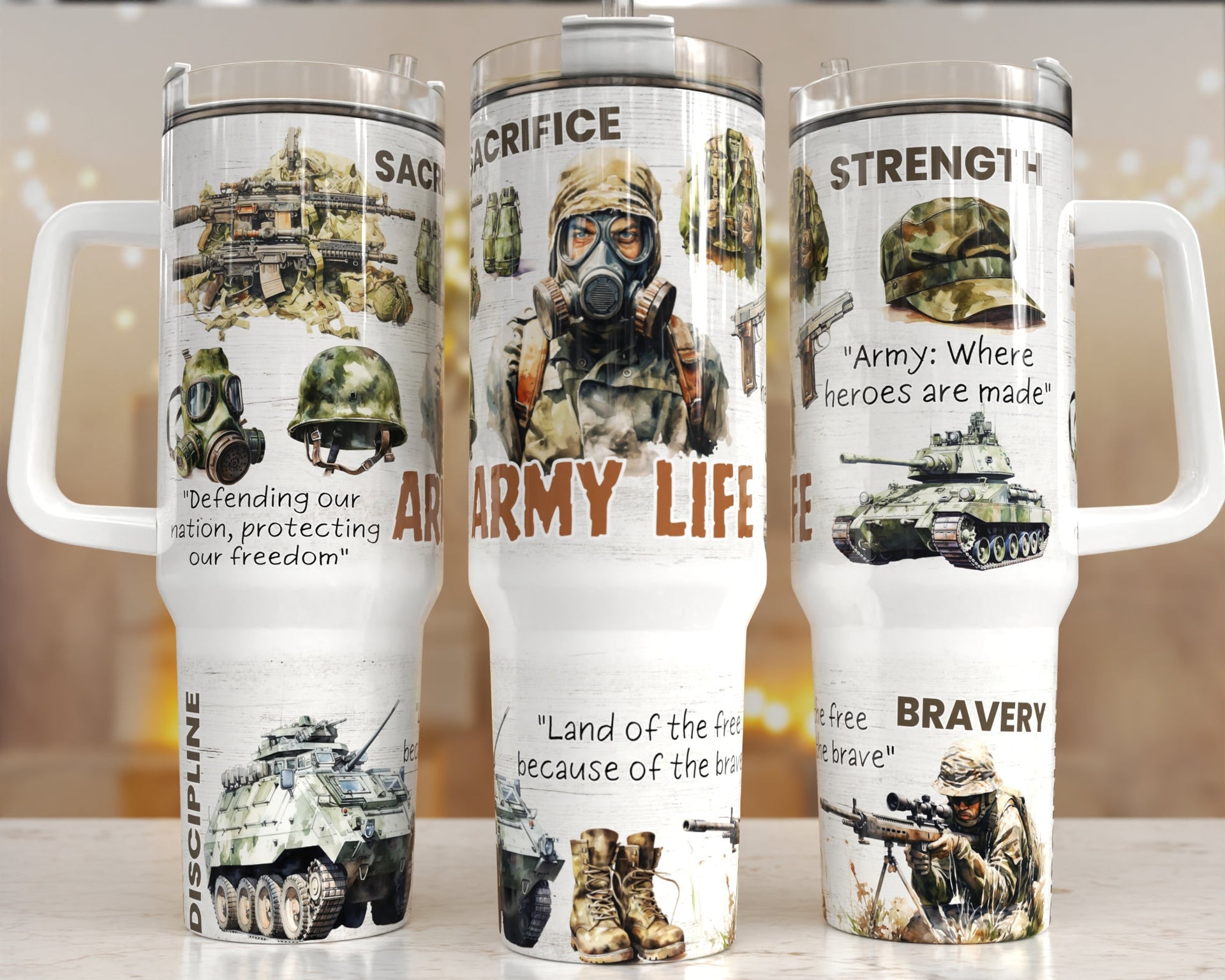 40oz Army Life Tumbler