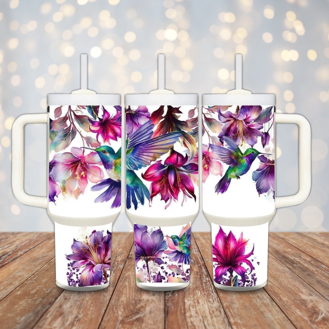 40oz Hummingbird Tumbler