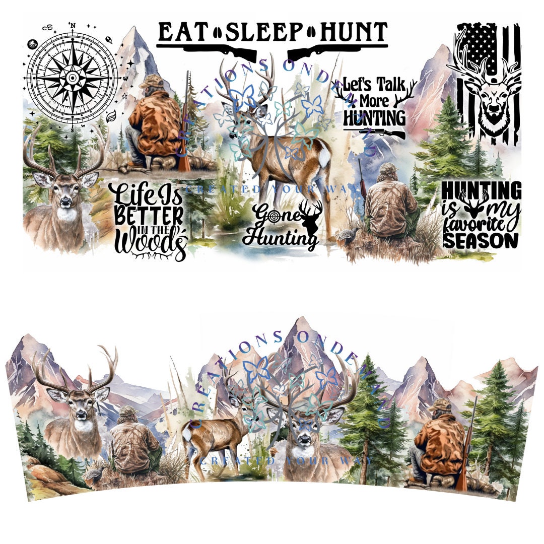 40oz Eat, Sleep, Hunt Tumbler