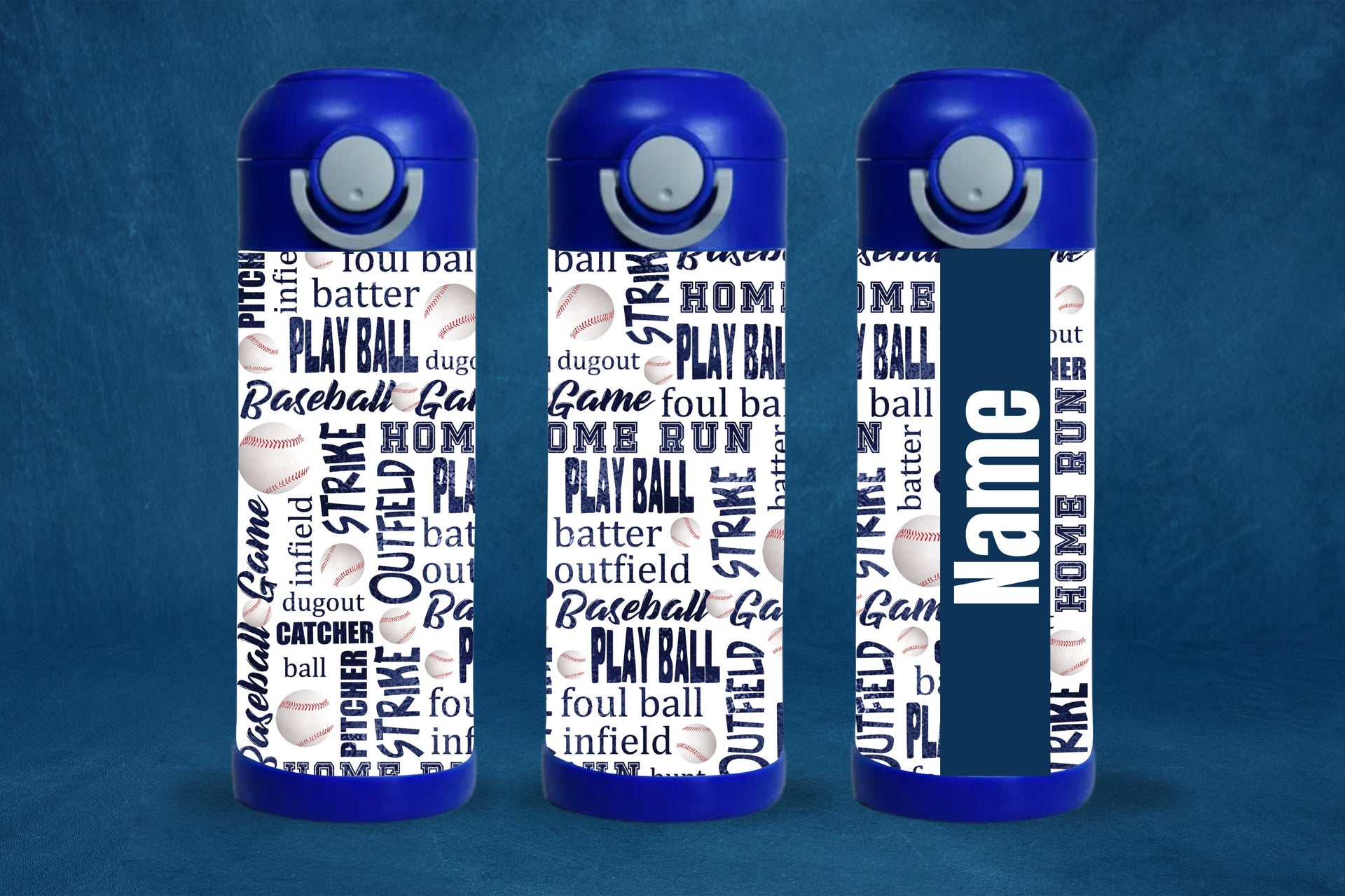 Kids 12oz or 15oz Baseball Tumbler