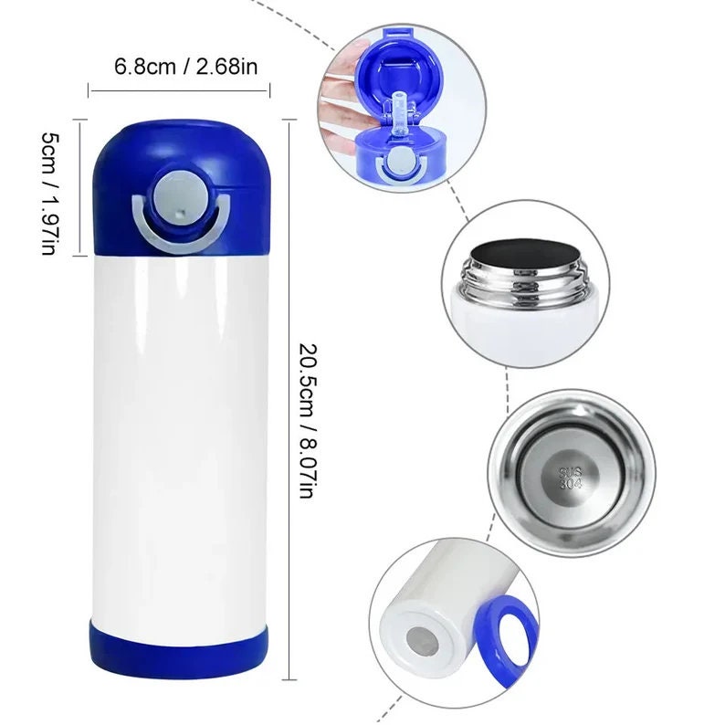 Kids 12oz Soccer Theme Tumbler