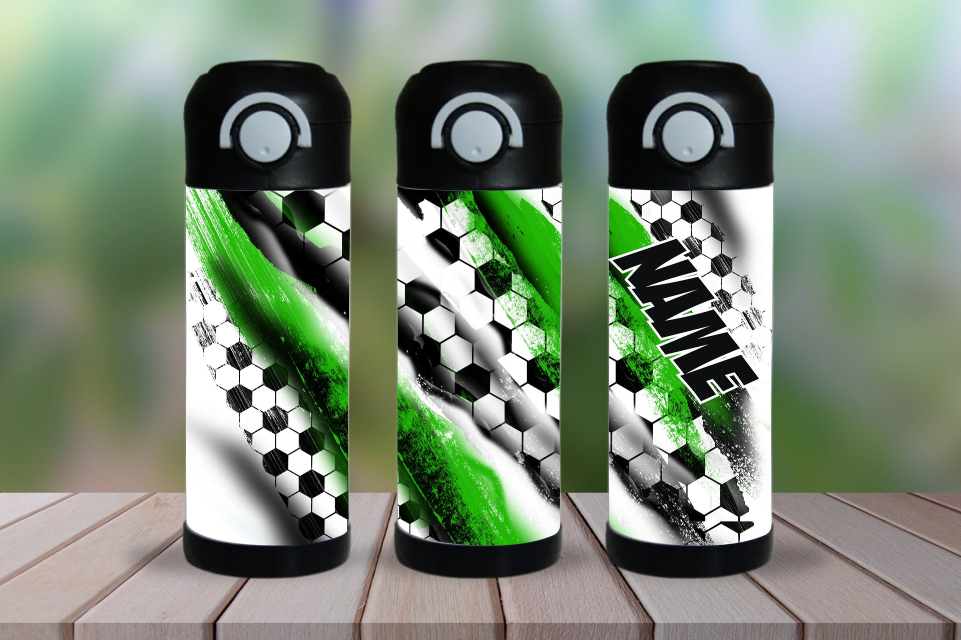 Kids 12oz Soccer Theme Tumbler