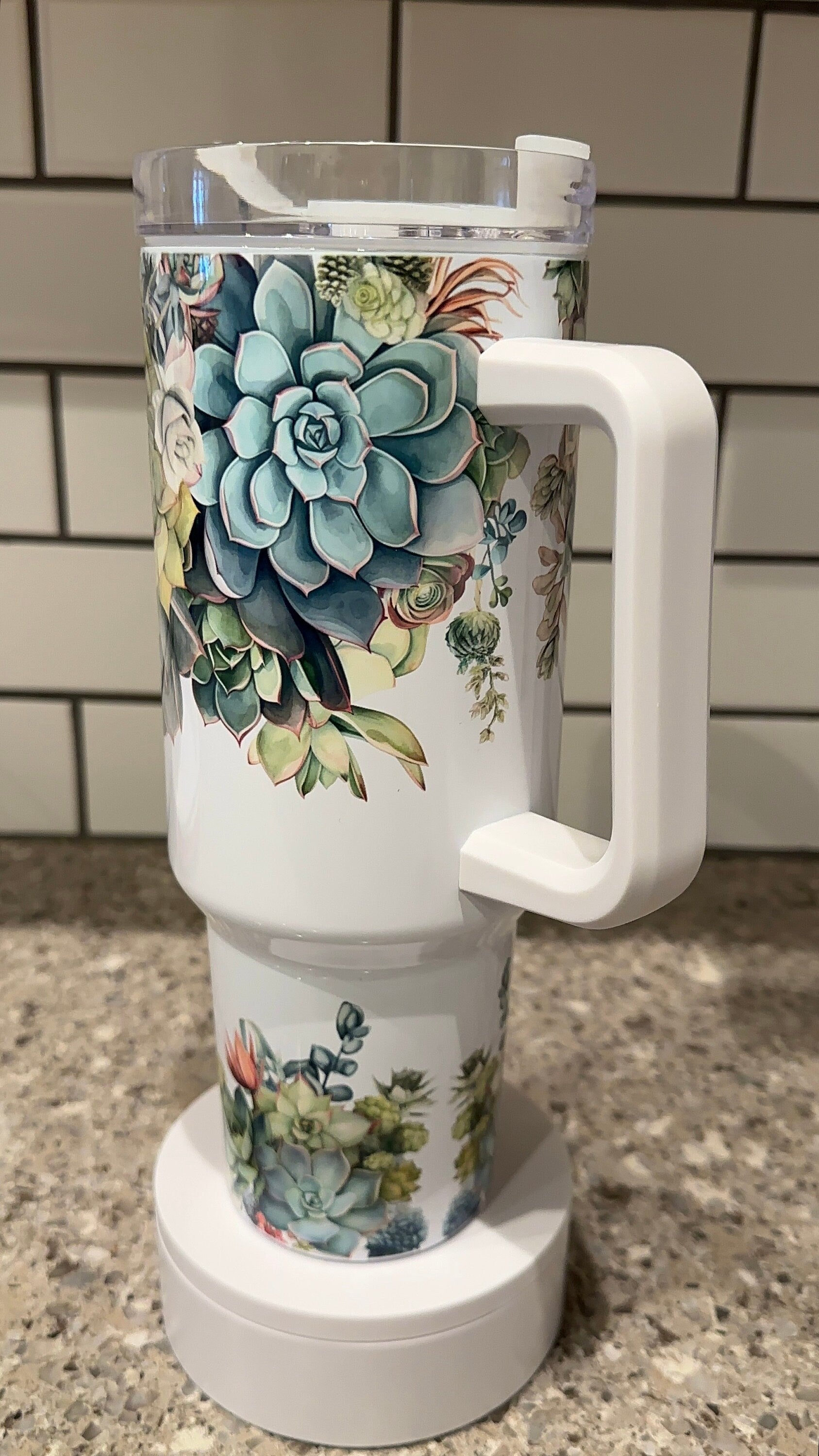 40oz Succulents Tumbler