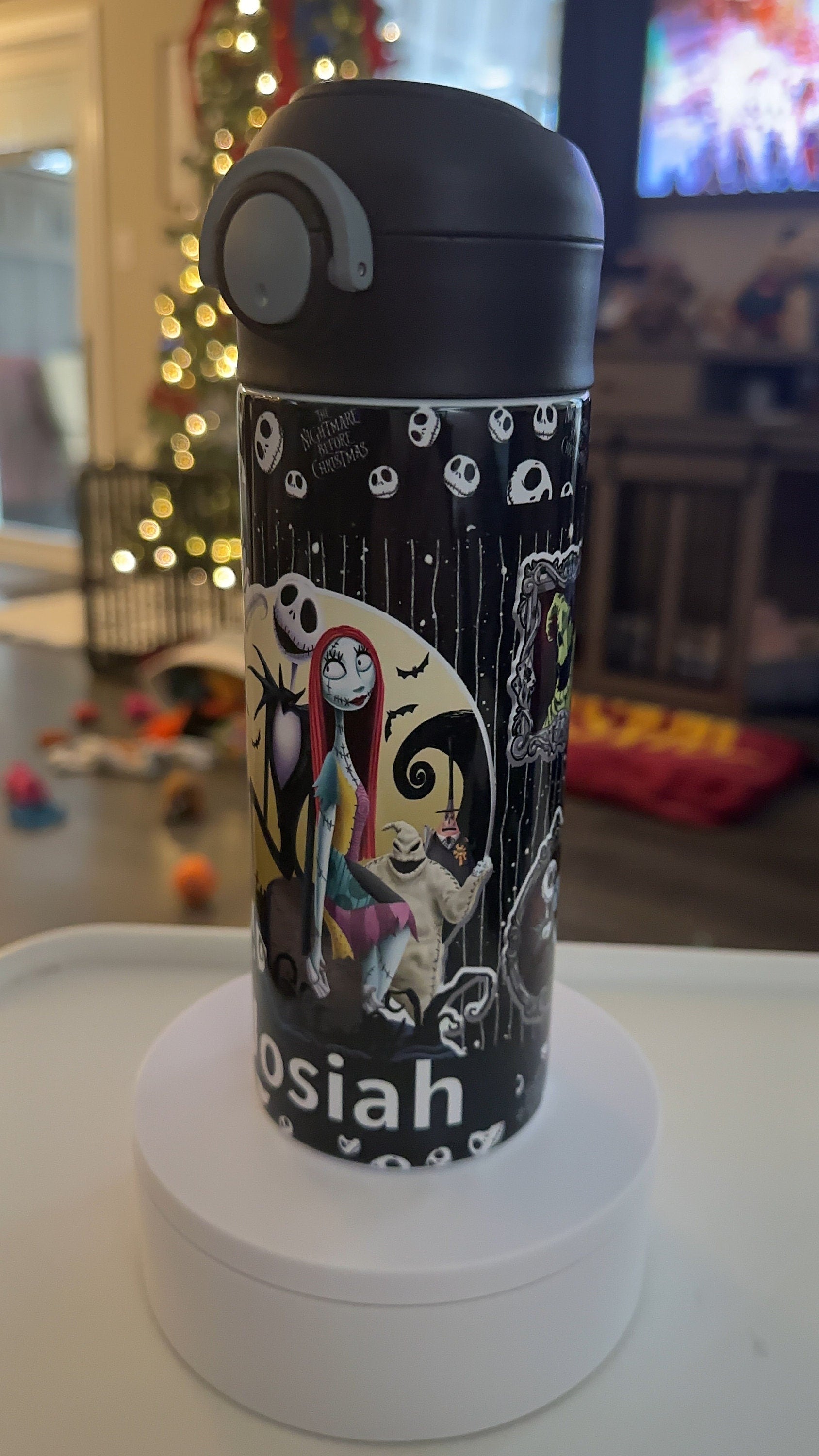 Personalizable Kids 12oz Sippy Cup or 12oz Flip Top Tumbler With your Image