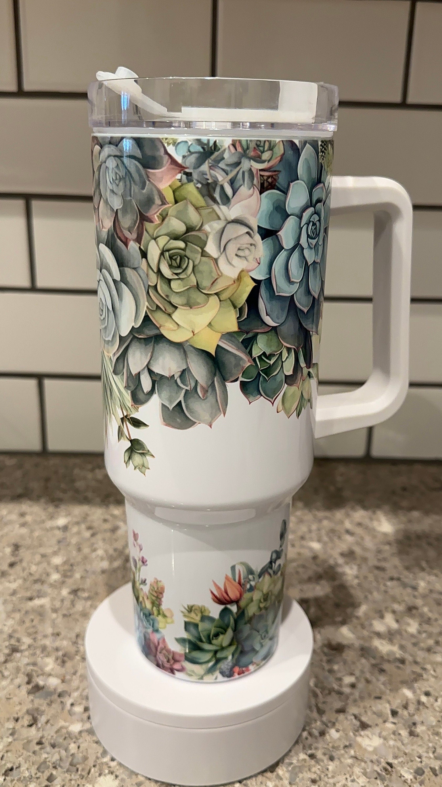 40oz Succulents Tumbler