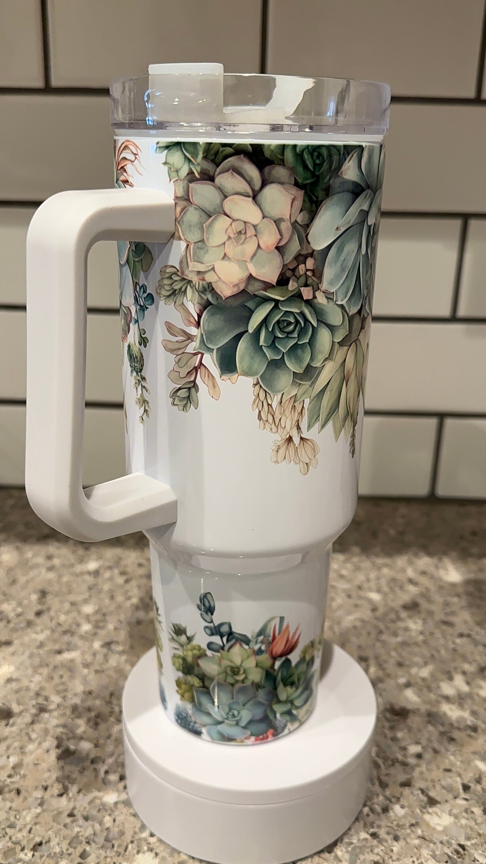 40oz Succulents Tumbler