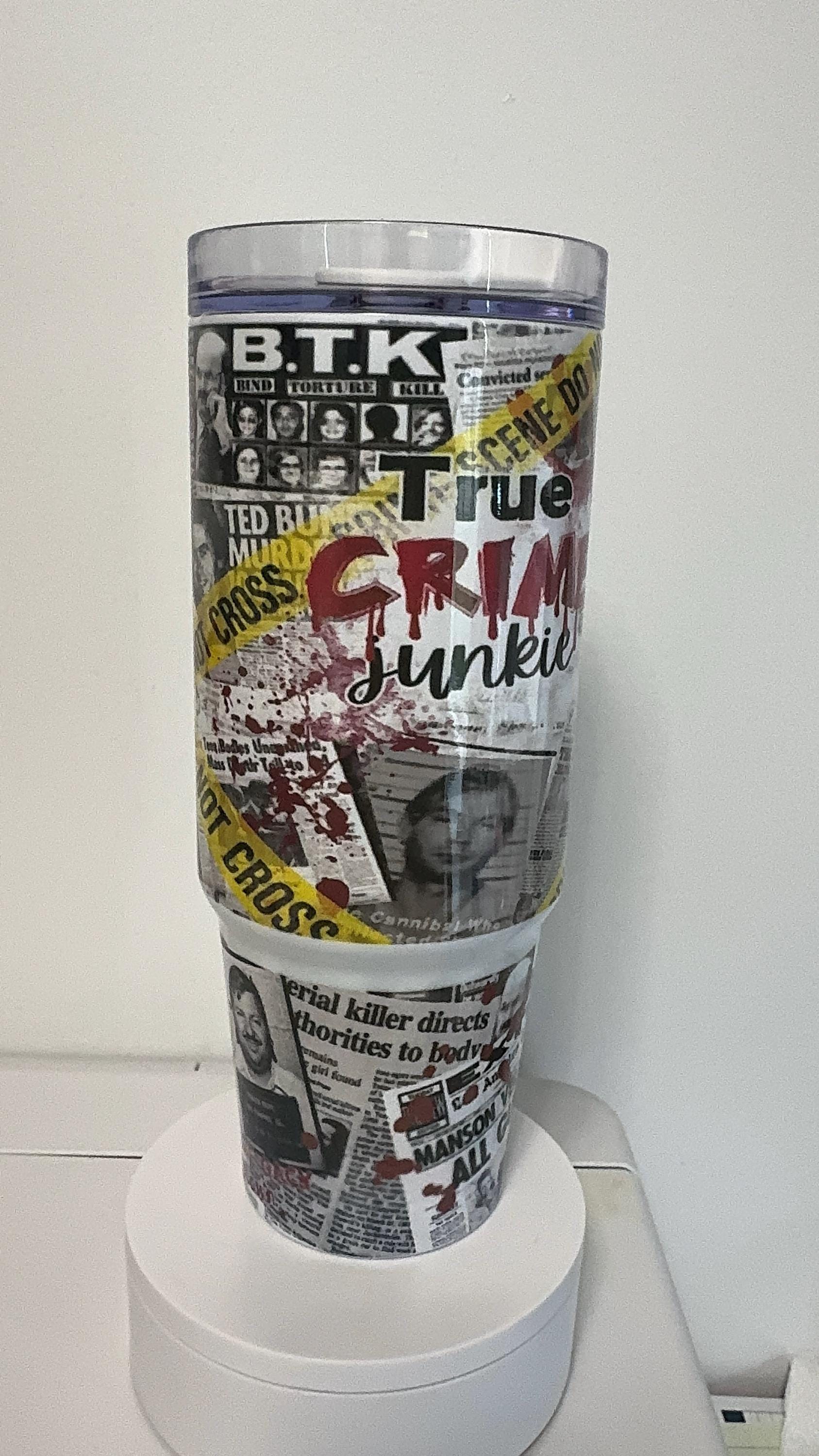 30oz True Crime Tumbler
