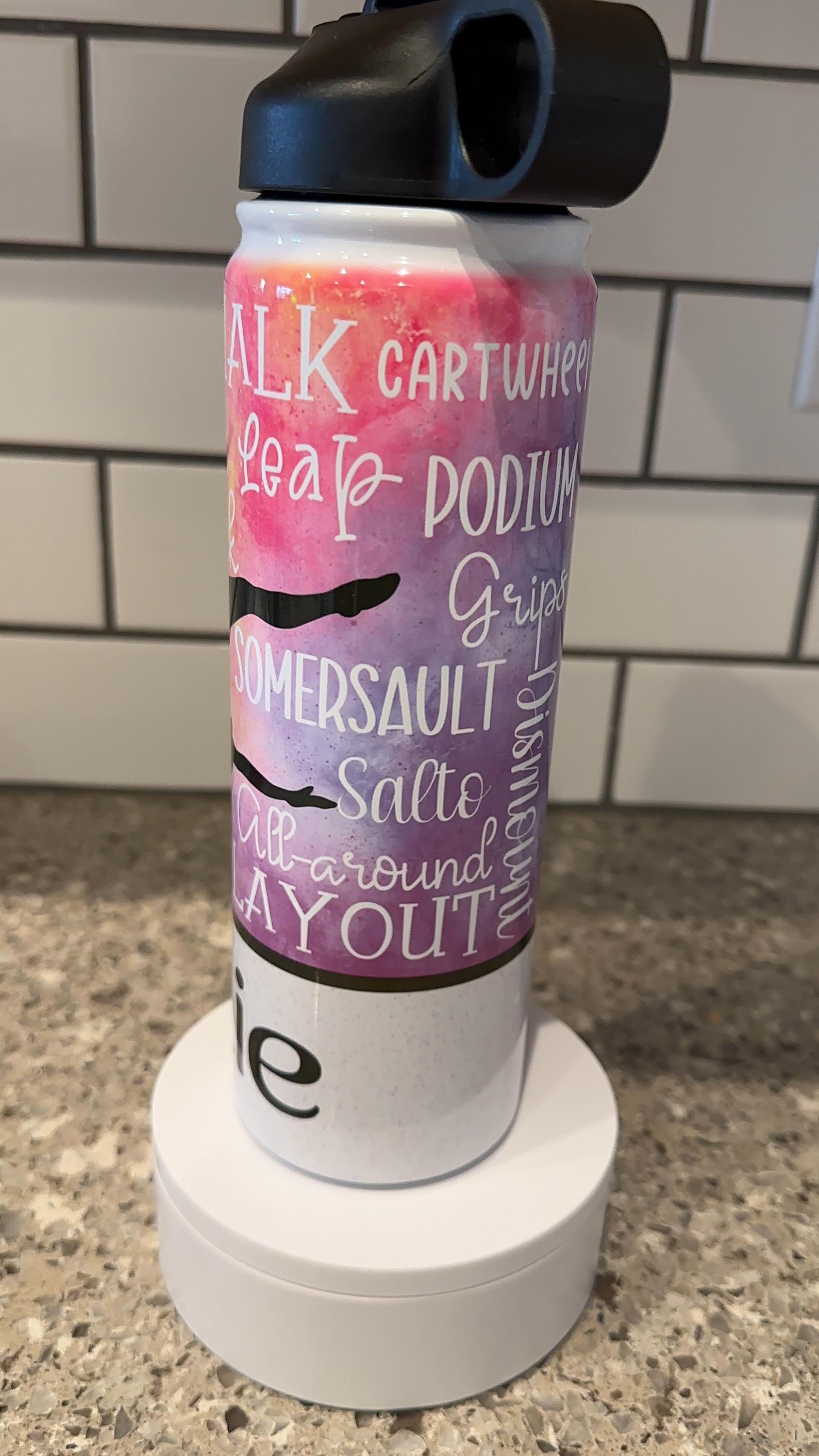 Gymnastic 20oz Tumbler or 22oz Water bottle