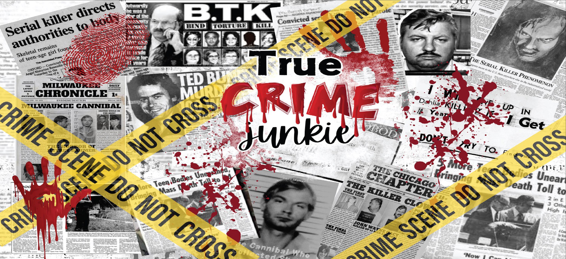 True Crime 30oz/40oz Tumbler PNG