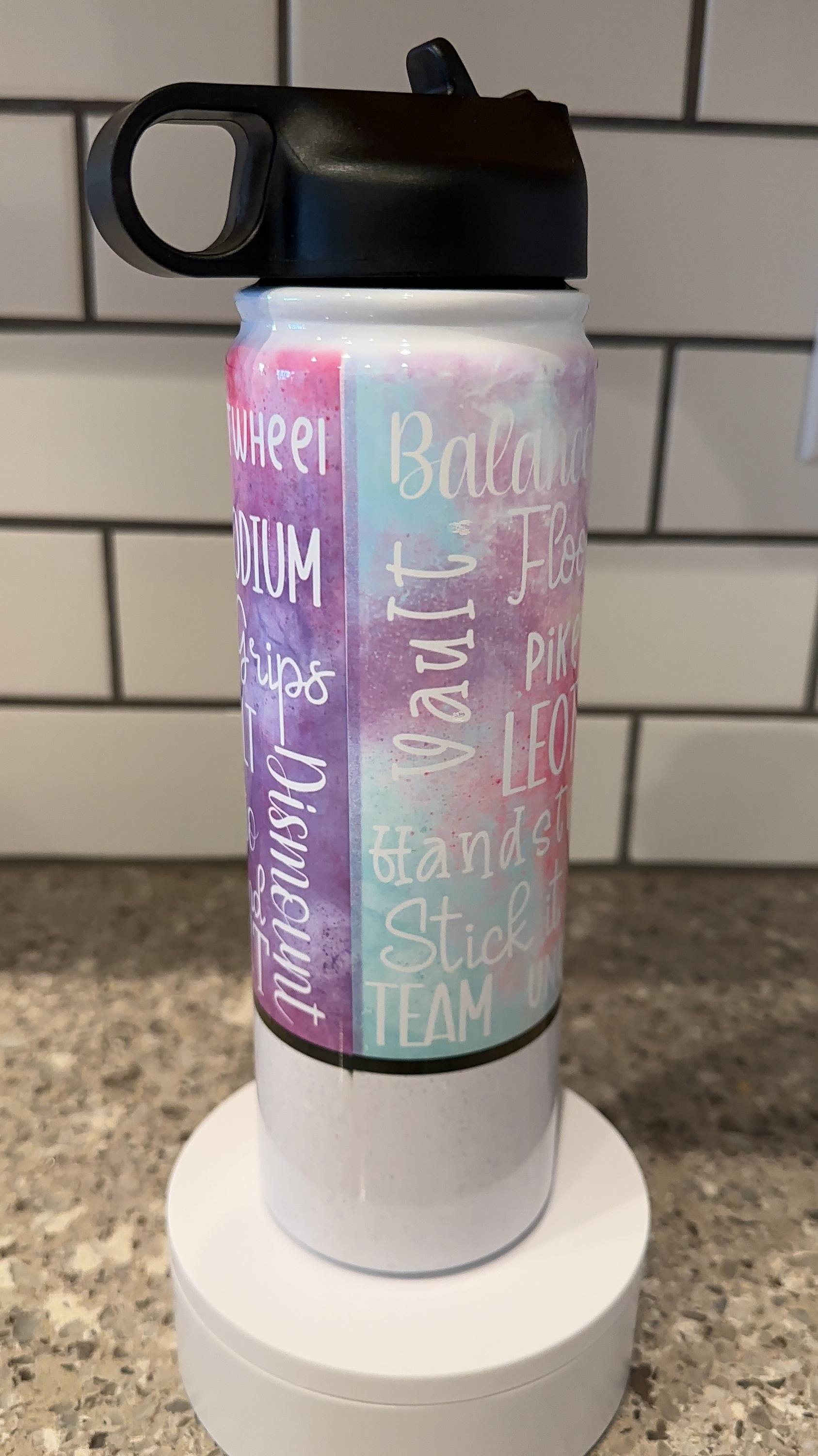 Gymnastic 20oz Tumbler or 22oz Water bottle