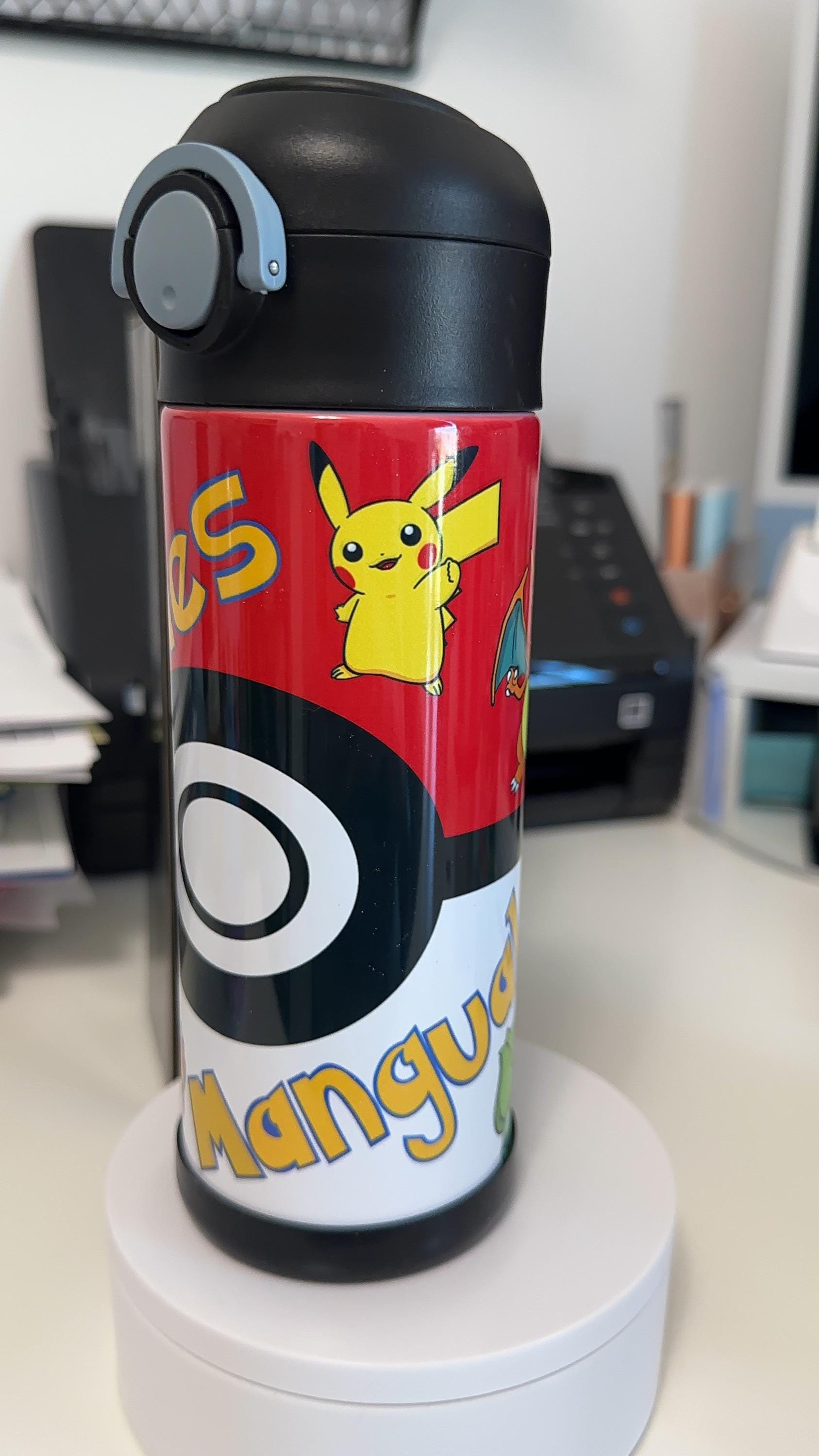 Personalizable Kids 12oz Sippy Cup or 12oz Flip Top Tumbler With your Image