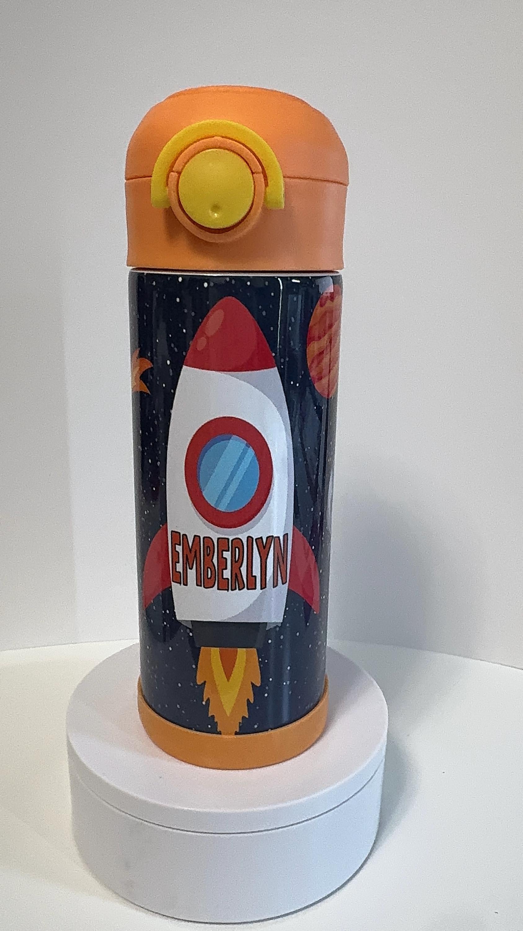 Kids 12oz Space Theme Tumbler