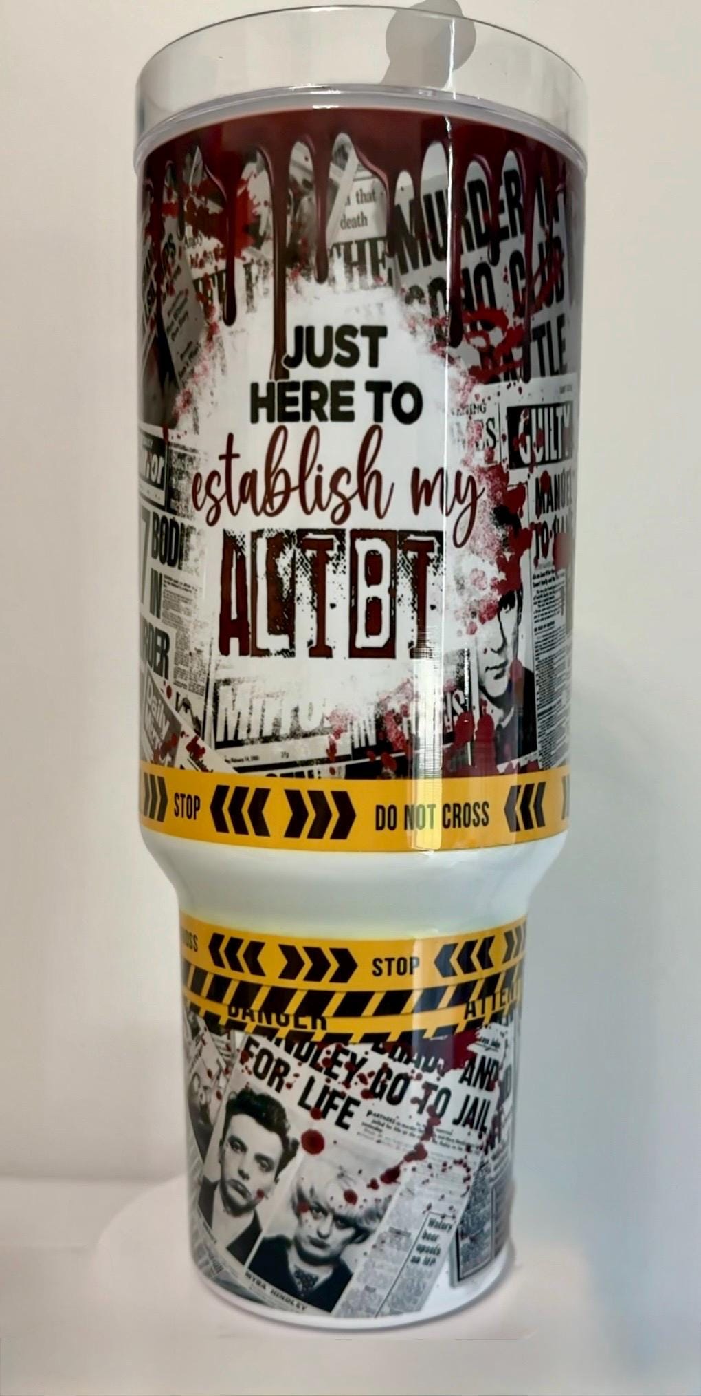 40oz True Crime Alibi Tumbler
