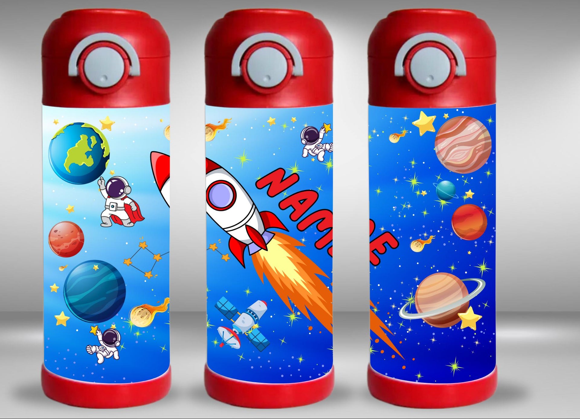 Kids 12oz Space/Planet Theme Tumbler