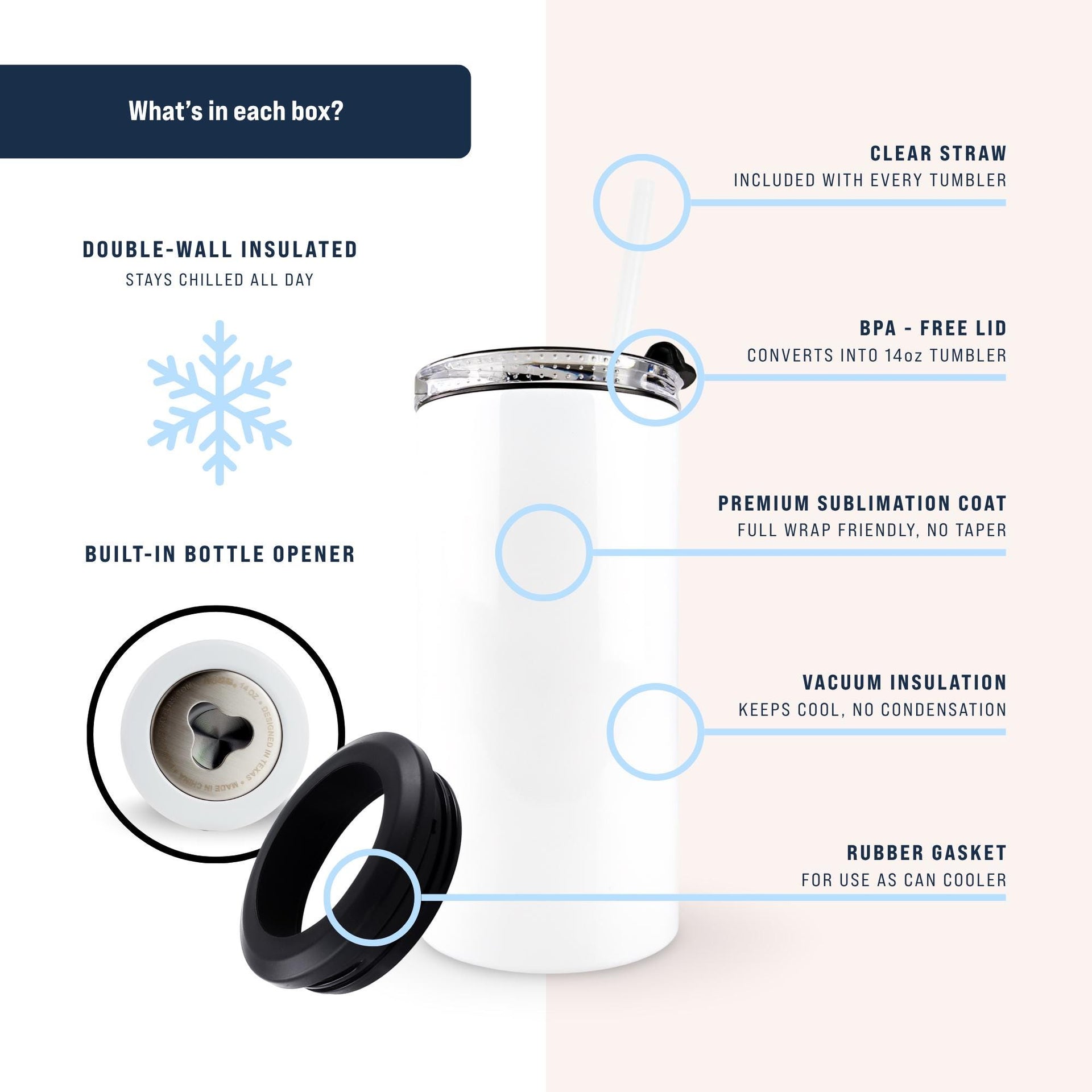 4 in 1 Can Cooler - Camping Cooler