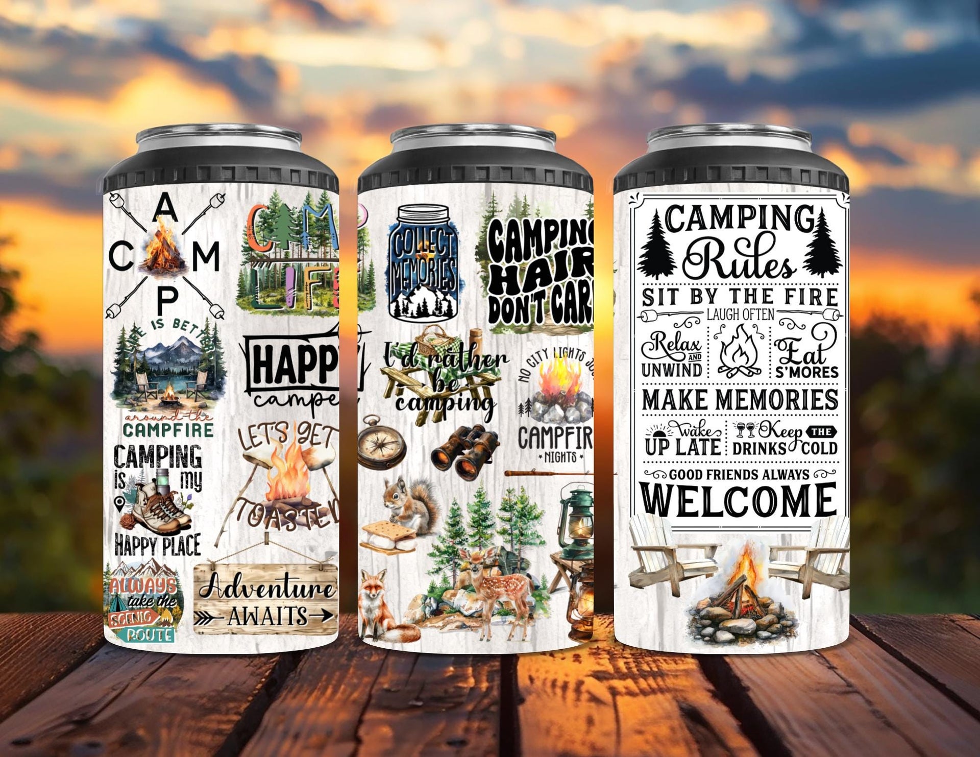 4 in 1 Can Cooler - Camping Cooler