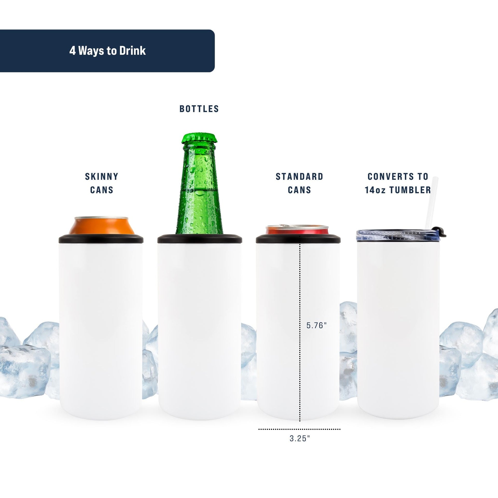 4 in 1 Can Cooler - Camping Cooler